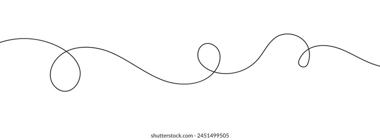  Swoosh, swash underline stroke set. Abstract wavy thin line. Squiggle elements. Vector illustration. EPS 10. isolated on the white background.