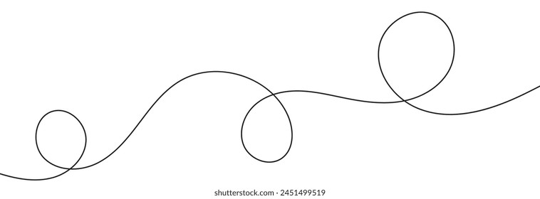  Swoosh, swash underline stroke set. Abstract wavy thin line. Squiggle elements. Vector illustration. EPS 10. isolated on the white background.