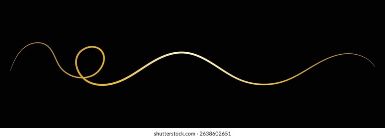 Swoosh, swash underline stroke set. Abstract wavy thin line. Squiggle elements. Vector illustration. EPS 20 . isolated on the white background . EPS 10 .