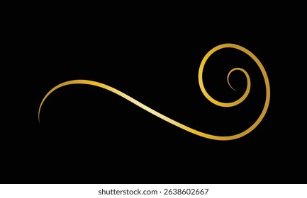 Swoosh, swash underline stroke set. Abstract wavy thin line. Squiggle elements. Vector illustration. EPS 20 . isolated on the white background . EPS 10 .