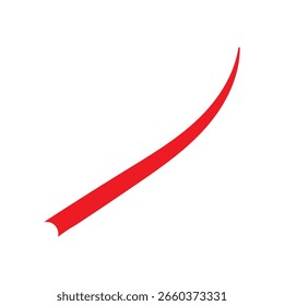 Swoosh, swash underline stroke set. Hand drawn swirl swoosh underline calligraphic element. Vector illustration. Variety Design. Eps10