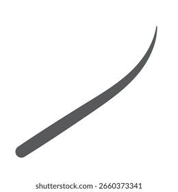 Conjunto de trazo de subrayado de swoosh, swash. Elemento caligráfico de subrayado swoosh dibujado a mano. Ilustración vectorial. Diseño de Variedad. Eps10