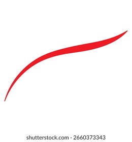 Conjunto de trazo de subrayado de swoosh, swash. Elemento caligráfico de subrayado swoosh dibujado a mano. Ilustración vectorial. Diseño de Variedad. Eps10