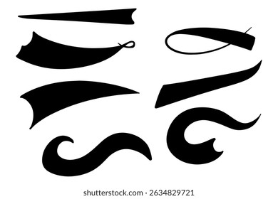 Swooshes text tails for baseball design