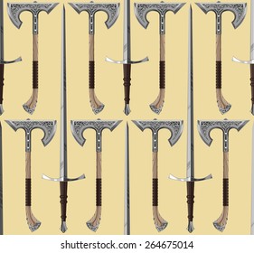 sword bastard ornamental axe