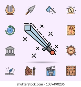 sword, blade, fight, weapon icon. Universal set of history for website design and development, app development