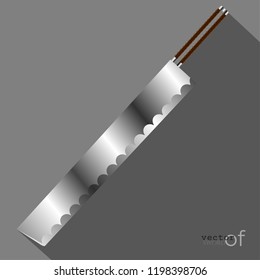 Sword Designs, Metal Sword , vector realistic sword isolated. Metal Sword , European straight swords, vector illustration, 