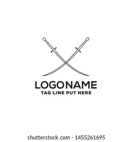 SWORD FIGHTING LOGO/IDENTITY DESIGN FOR USE ANY PURPOSE
