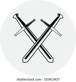 Sword flat icon , vector illustration