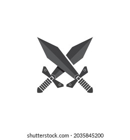 sword game item vector symbol logo 