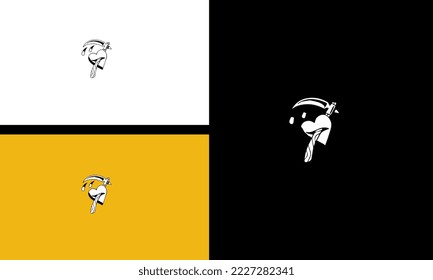 sword and heart vector outline design