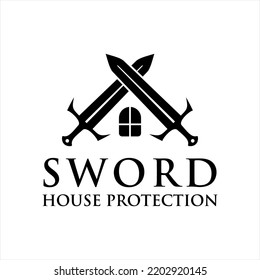 Sword House Armor logo for Secure Protect Home design inspiration.
