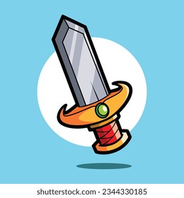 Icono de espada ilustración vectorial