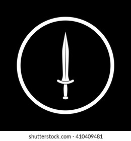 Sword Icon in a Circle