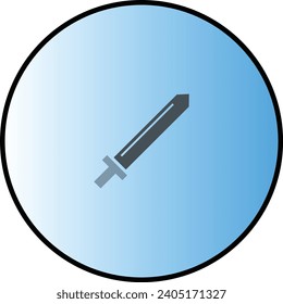 Das Schwert-Symbol Design Kreativ