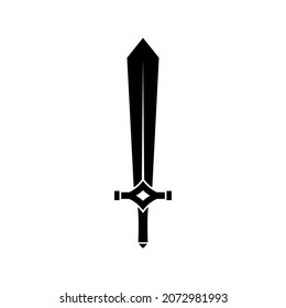 sword icon design template vector isolated illustration