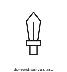 Sword icon design. vector illustration