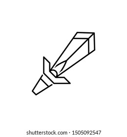 Sword icon. Element of historical games icon