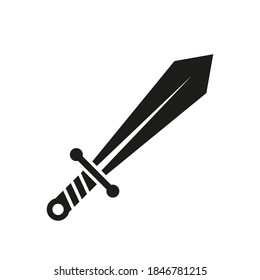 sword icon element of weapon icon for mobile concept and web apps. Thin line sword icon can be used for web and mobile. Premium icon on white background