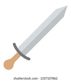 Sword  icon flats design.