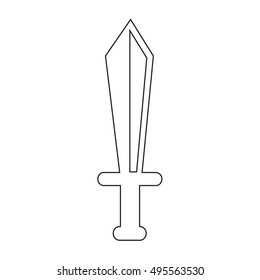 Sword icon illustration design