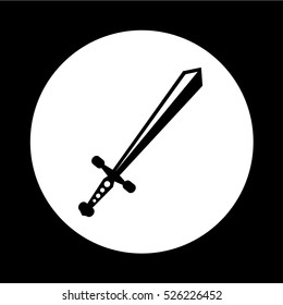 sword icon illustration design