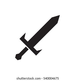 sword icon illustration isolated vector sign symbol
