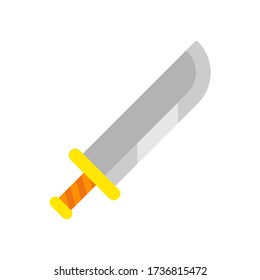 sword icon, illustration vector. suitable for many purposes.