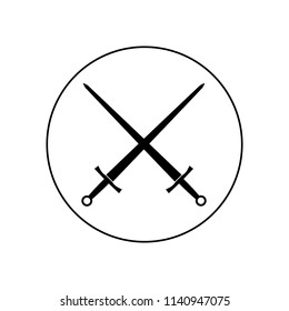 Sword icon, logo