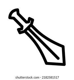 sword icon or logo isolated sign symbol vector illustration - high quality black style vector icons
