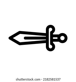 sword icon or logo isolated sign symbol vector illustration - high quality black style vector icons
