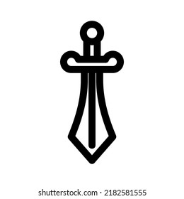 sword icon or logo isolated sign symbol vector illustration - high quality black style vector icons
