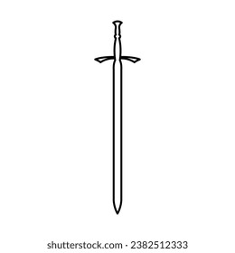 Icono De Espada Para Logotipo Y Más