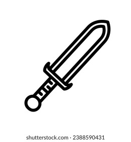 Sword Icon (Medieval Era Icon), True Black Icon