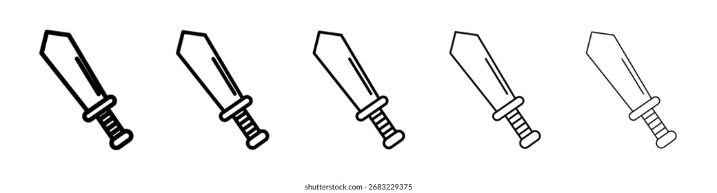 Sword icon for mobile concept and web design.