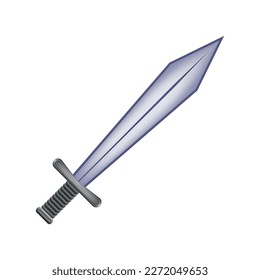 Sword icon on white background.