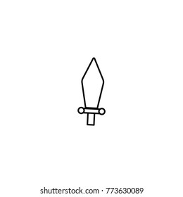 sword icon. sign design