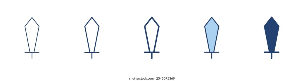 Icono de espada Conjunto de símbolos colección
