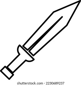 Sword icon trendy design template on white background..eps
