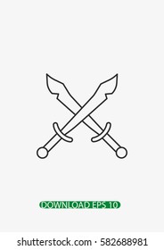 Sword icon, Vector