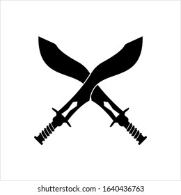 Sword Icon, Sword Vector Art Illustration