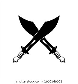 Icono De Espada, Ilustración De Arte De Vector De Espadas