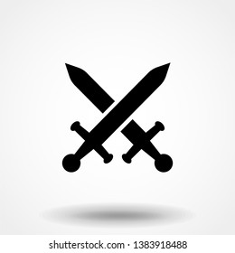 sword icon vector beautiful, isolated vector eps illustration