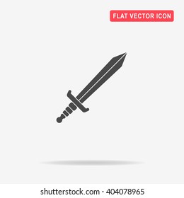 Sword icon. Vector concept illustration for design.