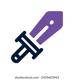 sword icon. vector dual tone icon for your website, mobile, presentation, and logo design.