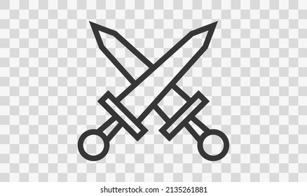 Sword Icon . Vector Illustration
