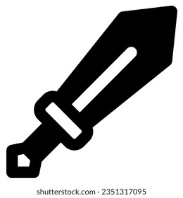 sword icon vector illustration asset element