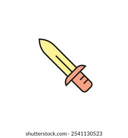 Schwertsymbol Vektorgrafik anpassbar