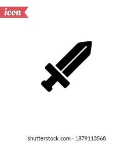 Schwertsymbol. Vektorgrafik EPS10.