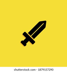 sword icon. Vector illustration EPS 10.